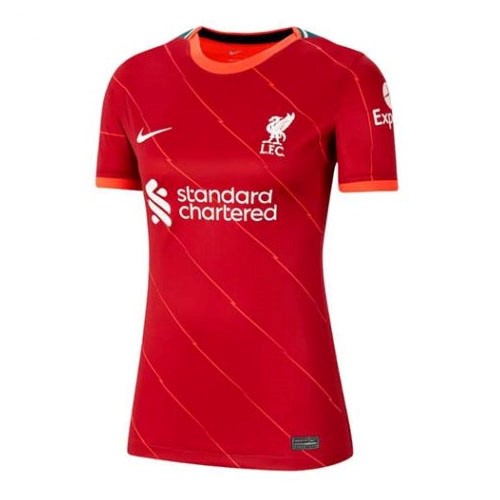 Camiseta Liverpool 1ª Kit Mujer 2021 2022